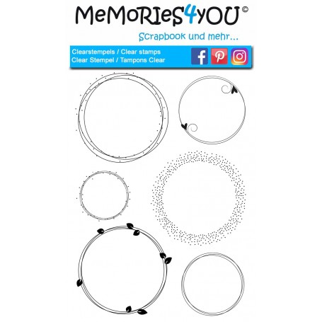 Memories4you Stempel (A5) "Kreise"