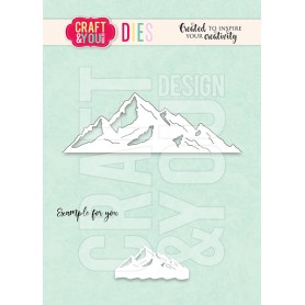 Cutting die - Mountains - Craft & You Design