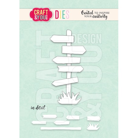 Cutting die - Signpost - Craft & You Design