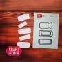 Cutting die - Set of 3 Tickets - Craft & You Design