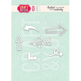 Cutting die - Arrows - Craft & You Design