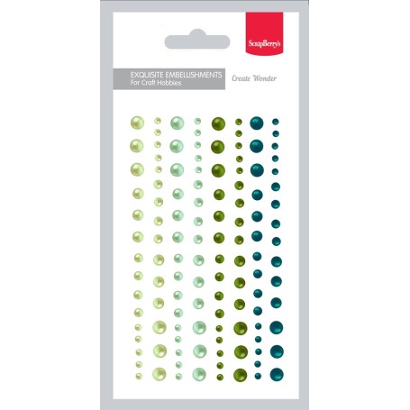 Adhesive Halfpearls Set - Halbperlen 4 colours