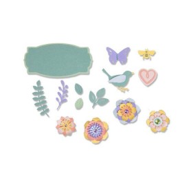 Sizzix Thinlits Die Set - 11PK Spring Things Lynda Kanase Sophie Guilar