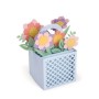 Sizzix Thinlits Die Set - 12PK Card in a Box Flower Basket Lynda Low