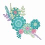 Sizzix Thinlits Die Set - 15PK Succulent Wreath 663366 Lisa Jones