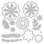 Sizzix Thinlits Die Set - 15PK Succulent Wreath 663366 Lisa Jones