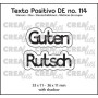 Crealies Texto Positivo Guten Rutsch