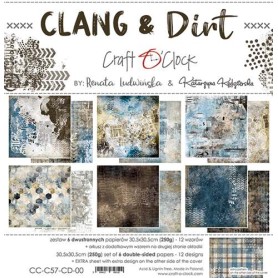 Craft O'Clock - Clang & Dirt - Paper Collection Set