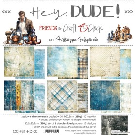 Craft o' Clock - Paper Collection Set - Hey, Dude!