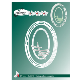 Oval Frame Cutting & Embossing Dies (BLD1392)