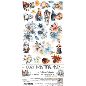 Craft O Clock - Extras to Cut Set – Flowers & More – Cozy Winterland