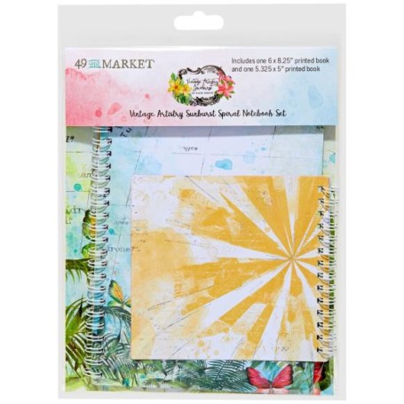 49 And Market - Spiral Notebook Set - Vintage Artistry Sunburst