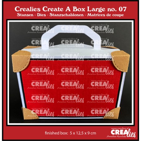 Crealies Stanzform Create A Box LARGE Nr. 7 Koffer