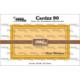 Crealies Cardzz - Nr. 90 Mini Slimline J