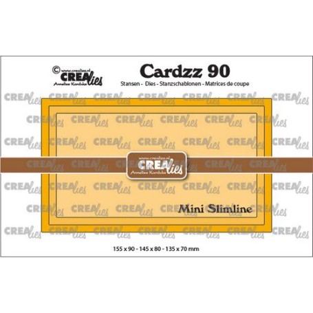 Crealies Cardzz - Nr. 90 Mini Slimline J