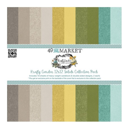 49 And Market - Collection Pack 12"X12" - Krafty Garden Solids