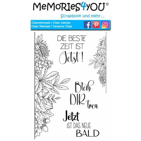 Memories4you A6 Stempel "Herbstranke"