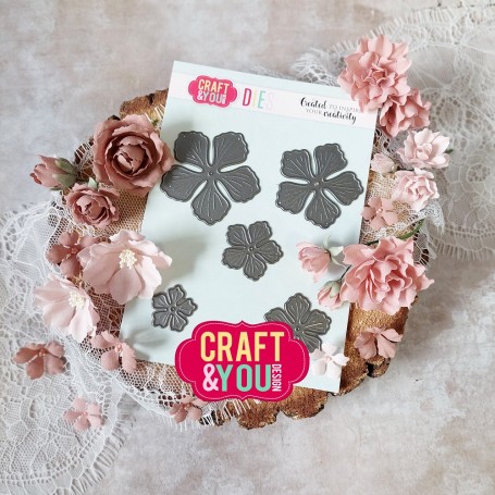 Craft & You - Stanzschablone - Magda`s Blume 1