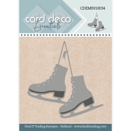 Card Deco Essentials - Mini Dies - Schlittschuhe