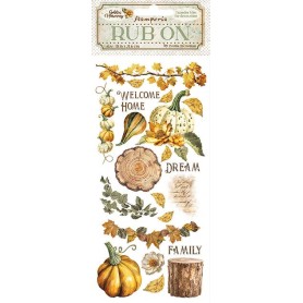 Golden Harmony Rub-On 4x8,5 Inch Pumpkins