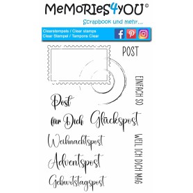 Memories4you A6 Stempel "Post"