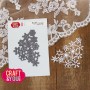 Craft & You - Stanzschablone -  Snowflakes Background