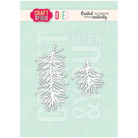 Craft & You - Stanzschablone - Cutting die - Fir Branches