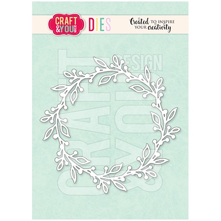 Craft & You - Stanzschablone - Delicate Wreath