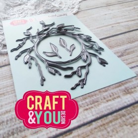 Craft & You - Stanzschablone - Wreath