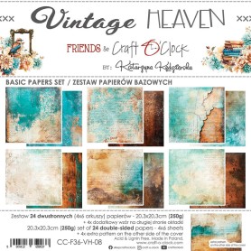 Craft O Clock - Paper Collection Set - 20,3x20,3cm - Vintage Heaven