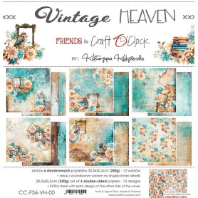 Craft O Clock - Paper Collection Set - Vintage Heaven12x12