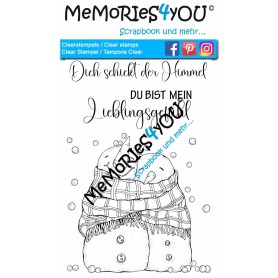 Memories4you A6 Stempel "Schneemann"