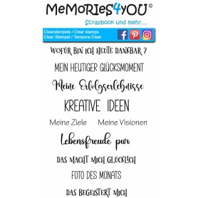 Memories4you A6 Stempel "Journaling"