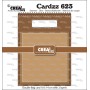 Crealies Stanzform Cardzz Nr. 623 - Double Card Bag