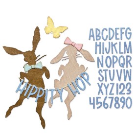 Sizzix Thinlits Die Set - Vault Hippity Hop - Tim Holtz