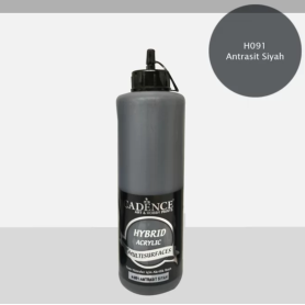 Cadence Hybrid metallic Acrylfarbe (halbmatt) - Anthrazitschwarz