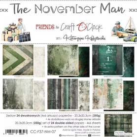 Craft O Clock - Paper Collection Set - 20,3x20,3cm - The November Man