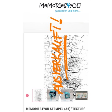 Memories4you Stempel (A6) "Textur"