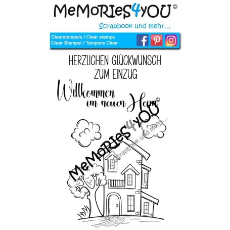 Memories4you A6 Stempel "Haus"