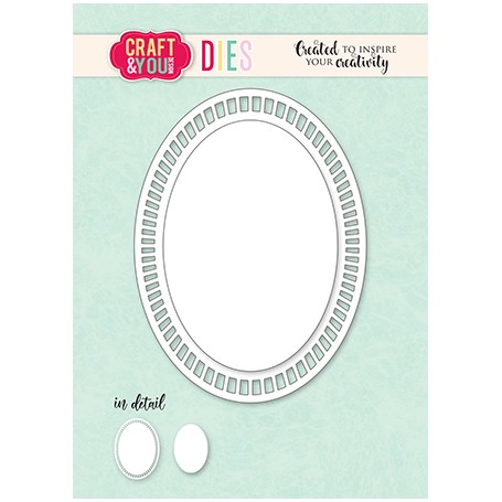 Craft & You - Stanzschablone - Oval Doily