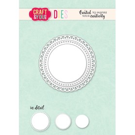 Craft & You - Stanzschablone - Mini Doily