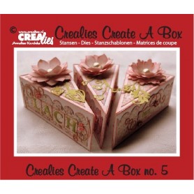 Crealies Create A Box no. 5 Kuchen 13,5 x 18,3 cm