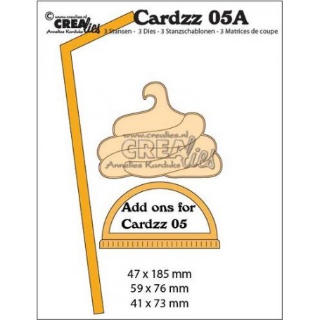 Crealies Cardzz no 5A Add ons Fur Becher zum Mitnehmen