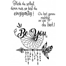 Memories4you Stempel (A6)  "Be you"