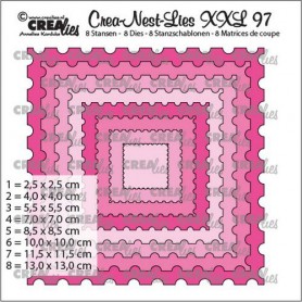 Crealies Crea-Nest-Lies XXL Stempel quadratisch (8x)