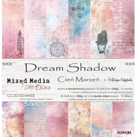 Paper Collection Set 12"*12" Dream Shadow, Mixed Media, 250 gsm