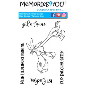 Memories4you Stempel (A6) "Esel"