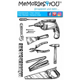 Memories4you Stempel (A6) "Werkzeuge "