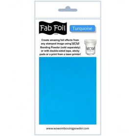 WOW! Fab Foil - Turquoise1mtr x 10.1cm
