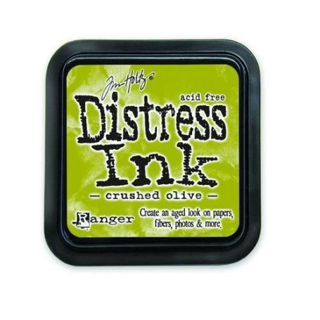 Ranger Distress Inks pad - crushed olive stamp pad Tim Holtz